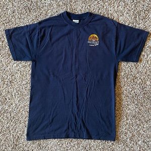 Outpost Lodge Pierre, SD South Dakota Navy Blue T-Shirt Adult Medium, Hunting